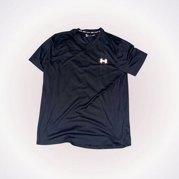 Under Armour fitted running mesh short sleeve t-shirt | Sz M - Picture 1 of 5